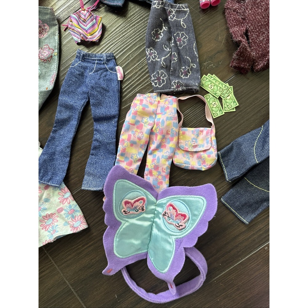 Huge 2000s Barbie & Ken Doll Clothes Lot Shoes Dresses Y2K Fashion Accessories - Picture 8 of 10